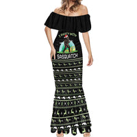 I'm Party With Sasquatch Camping Mermaid Dress I'm Party With Sasquatch - Wonder Print Shop