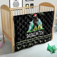 I'm Party With Sasquatch Camping Quilt I'm Party With Sasquatch - Wonder Print Shop