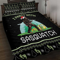 I'm Party With Sasquatch Camping Quilt Bed Set I'm Party With Sasquatch - Wonder Print Shop
