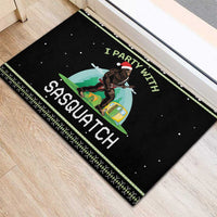 I'm Party With Sasquatch Camping Rubber Doormat I'm Party With Sasquatch - Wonder Print Shop