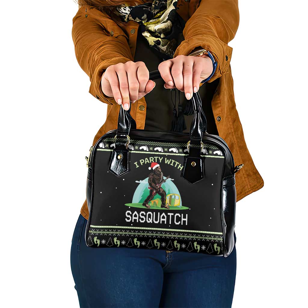 I'm Party With Sasquatch Camping Shoulder Handbag I'm Party With Sasquatch