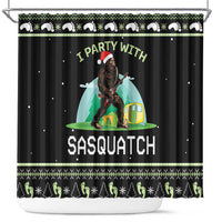 I'm Party With Sasquatch Camping Shower Curtain I'm Party With Sasquatch