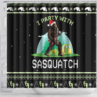 I'm Party With Sasquatch Camping Shower Curtain I'm Party With Sasquatch