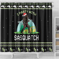 I'm Party With Sasquatch Camping Shower Curtain I'm Party With Sasquatch