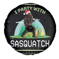 I'm Party With Sasquatch Camping Spare Tire Cover I'm Party With Sasquatch - Wonder Print Shop