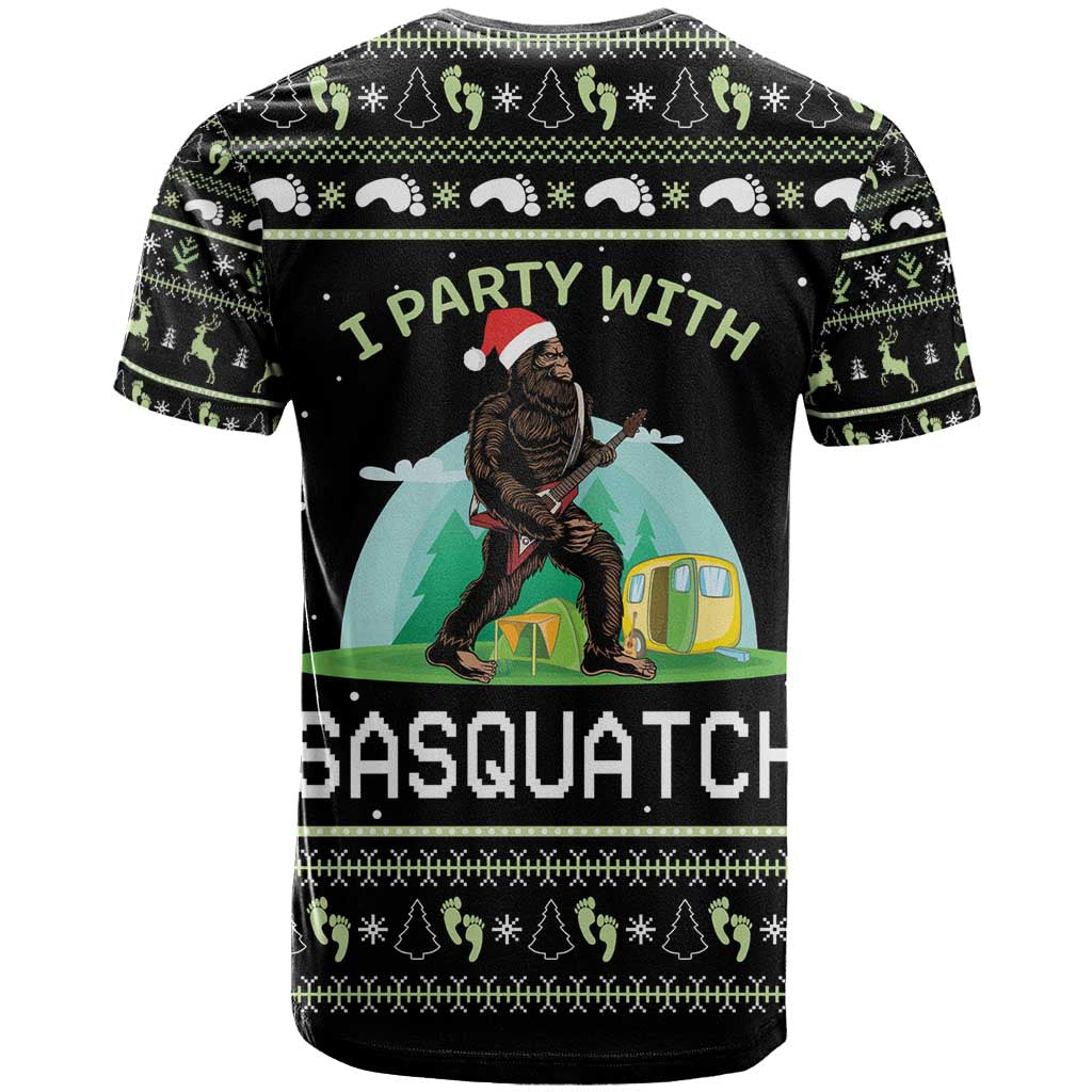 I'm Party With Sasquatch Camping T Shirt I'm Party With Sasquatch - Wonder Print Shop