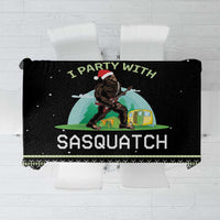 I'm Party With Sasquatch Camping Tablecloth I'm Party With Sasquatch - Wonder Print Shop