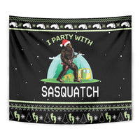 I'm Party With Sasquatch Camping Tapestry I'm Party With Sasquatch - Wonder Print Shop