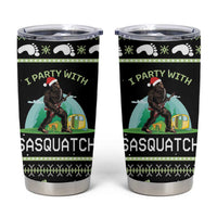 Christmas Im Party With Sasquatch Camping Tumbler Cup - Wonder Print Shop