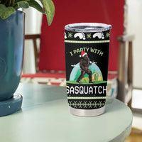 Christmas Im Party With Sasquatch Camping Tumbler Cup - Wonder Print Shop