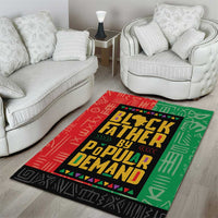 Black Father By Popular Demand African Area Rug - Wonder Print Shop
