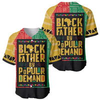 Black Father By Popular Demand African Baseball Jersey - Wonder Print Shop