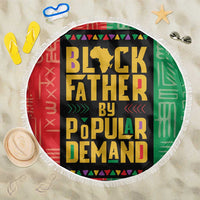 Black Father By Popular Demand African Beach Blanket - Wonder Print Shop