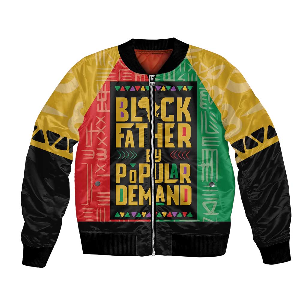 Black Father By Popular Demand African Bomber Jacket - Wonder Print Shop