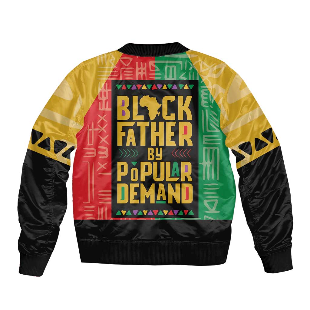 Black Father By Popular Demand African Bomber Jacket - Wonder Print Shop