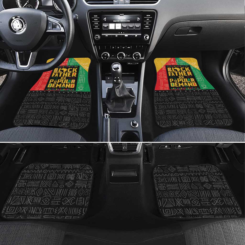 Black Father By Popular Demand African Car Mats - Wonder Print Shop