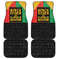 Black Father By Popular Demand African Car Mats - Wonder Print Shop