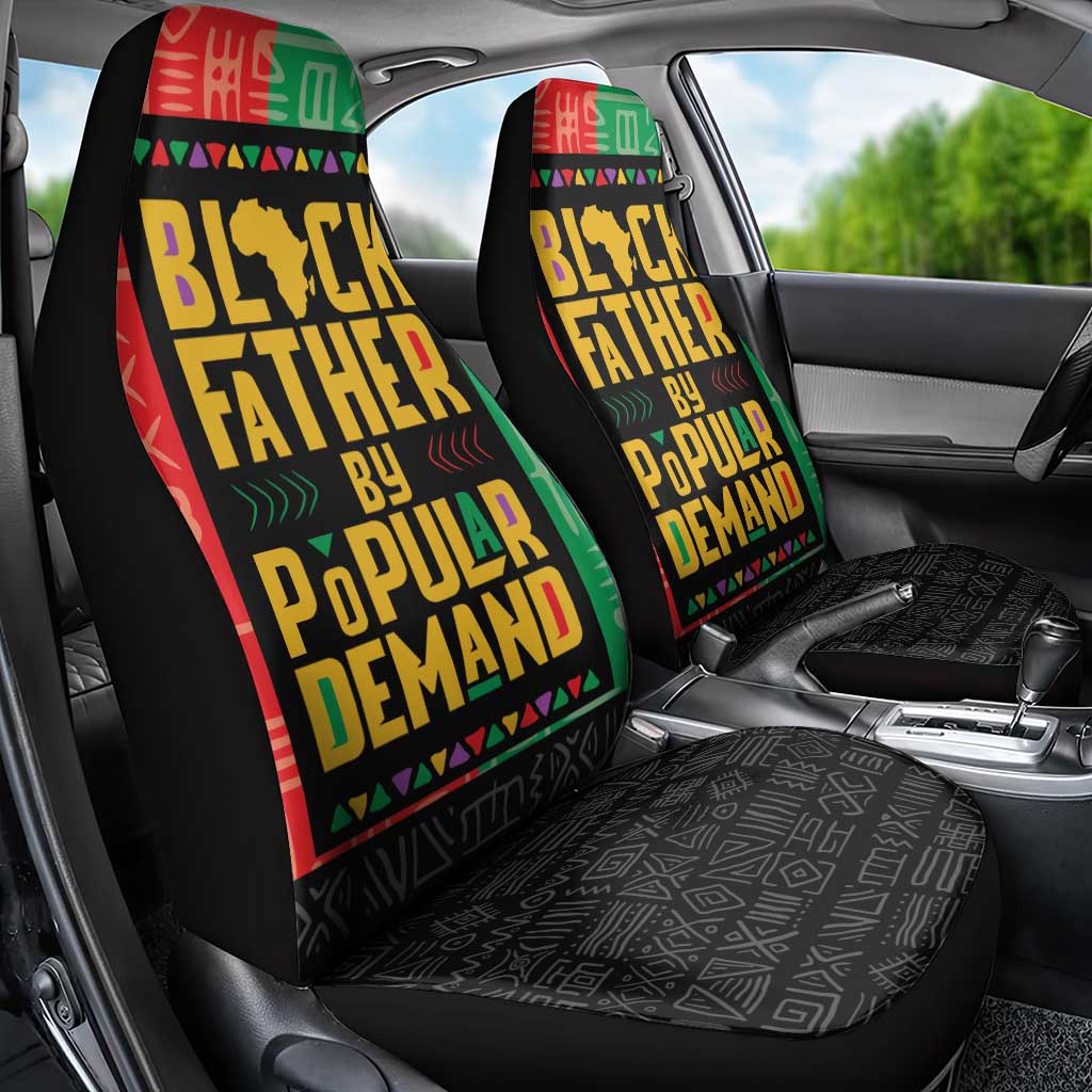 Black Father By Popular Demand African Car Seat Cover - Wonder Print Shop