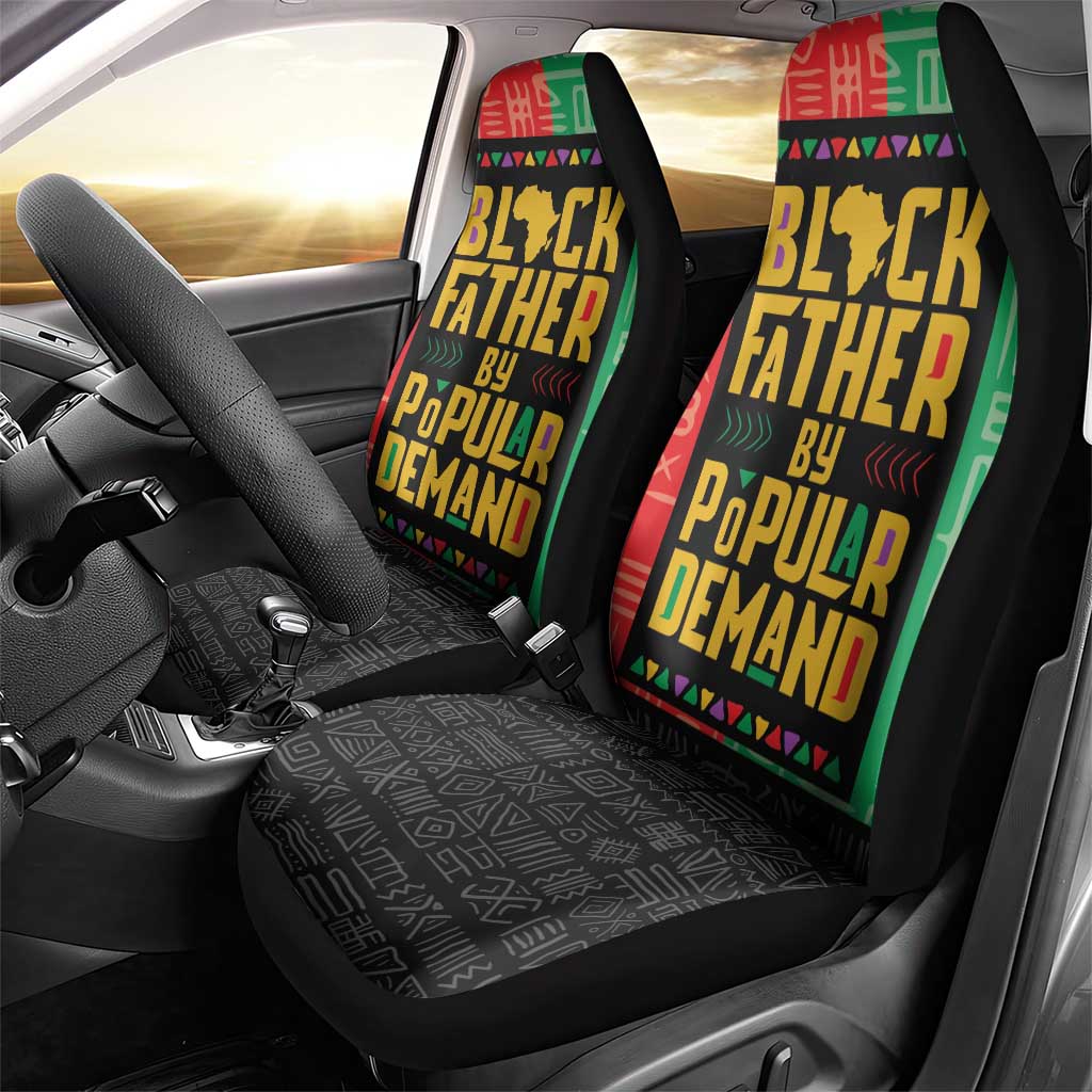 Black Father By Popular Demand African Car Seat Cover - Wonder Print Shop