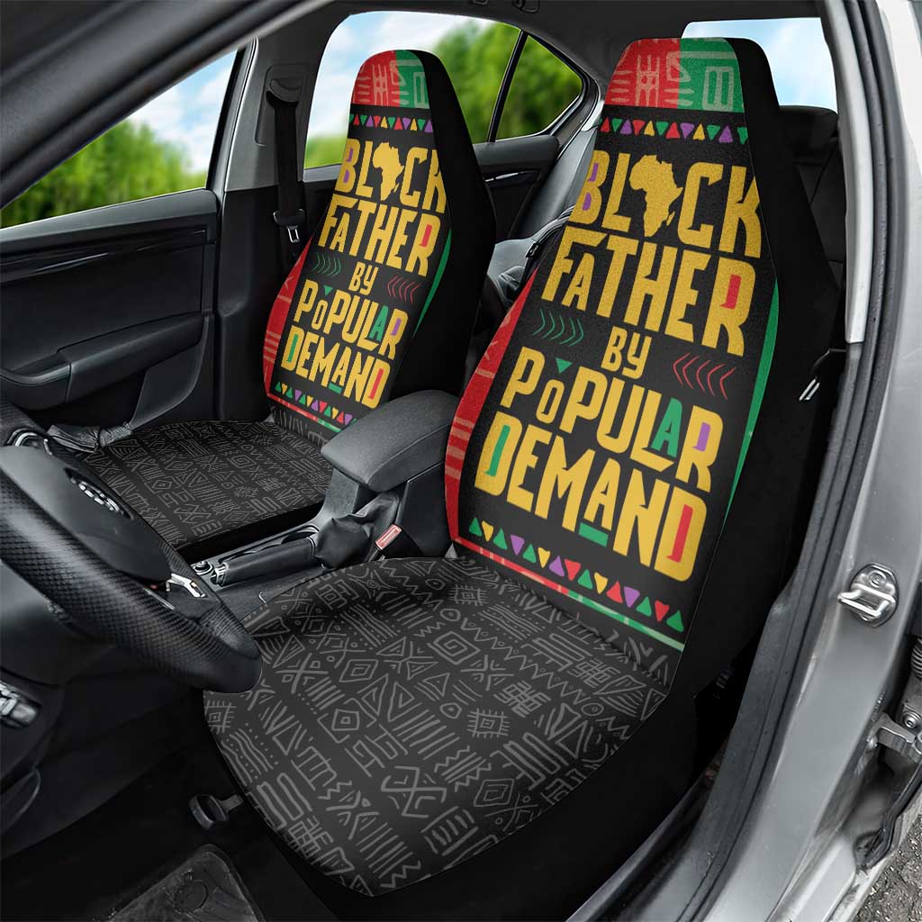 Black Father By Popular Demand African Car Seat Cover - Wonder Print Shop