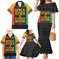 Black Father By Popular Demand African Family Matching Mermaid Dress and Hawaiian Shirt - Wonder Print Shop