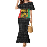 Black Father By Popular Demand African Family Matching Mermaid Dress and Hawaiian Shirt - Wonder Print Shop