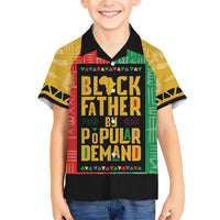 Black Father By Popular Demand African Family Matching Short Sleeve Bodycon Dress and Hawaiian Shirt - Wonder Print Shop
