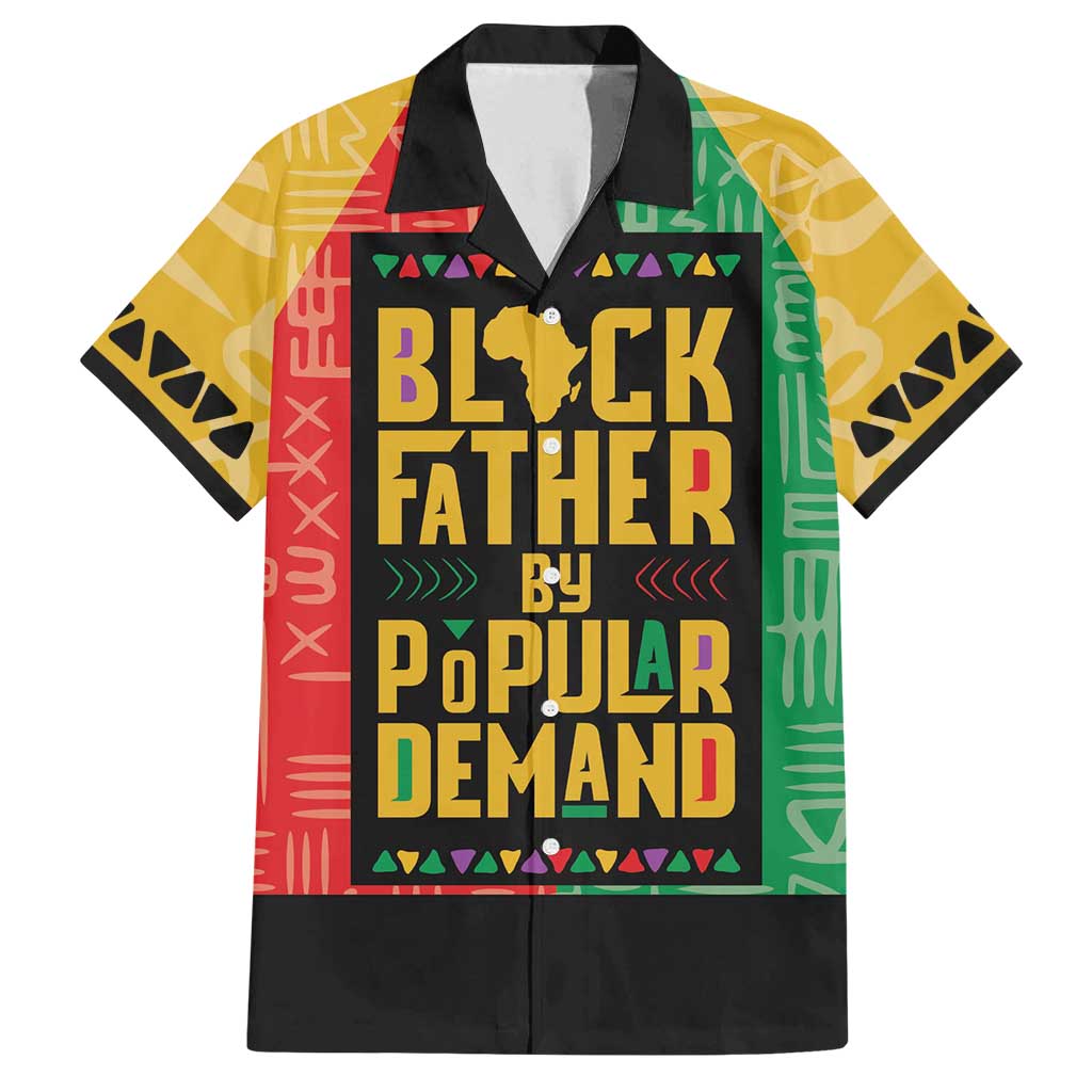 Black Father By Popular Demand African Family Matching Summer Maxi Dress and Hawaiian Shirt - Wonder Print Shop