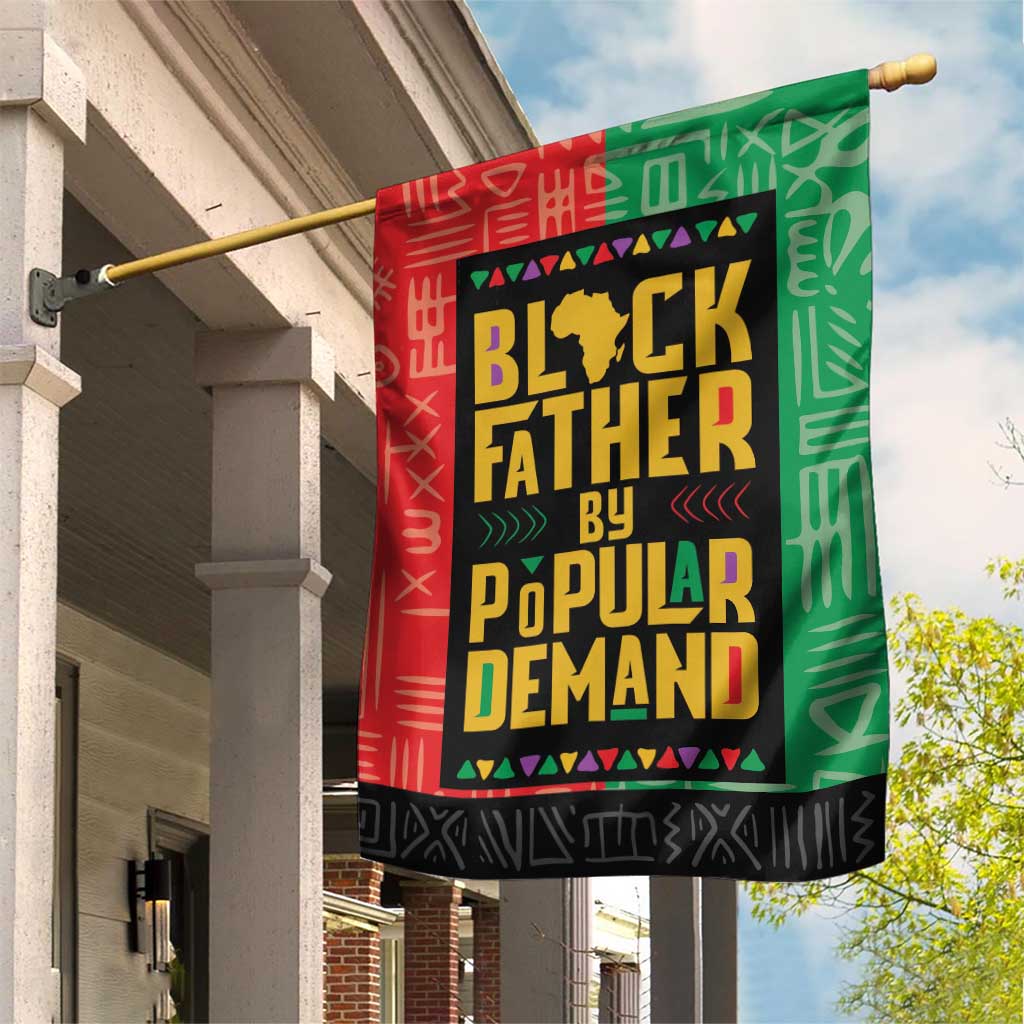 Black Father By Popular Demand African Garden Flag - Wonder Print Shop