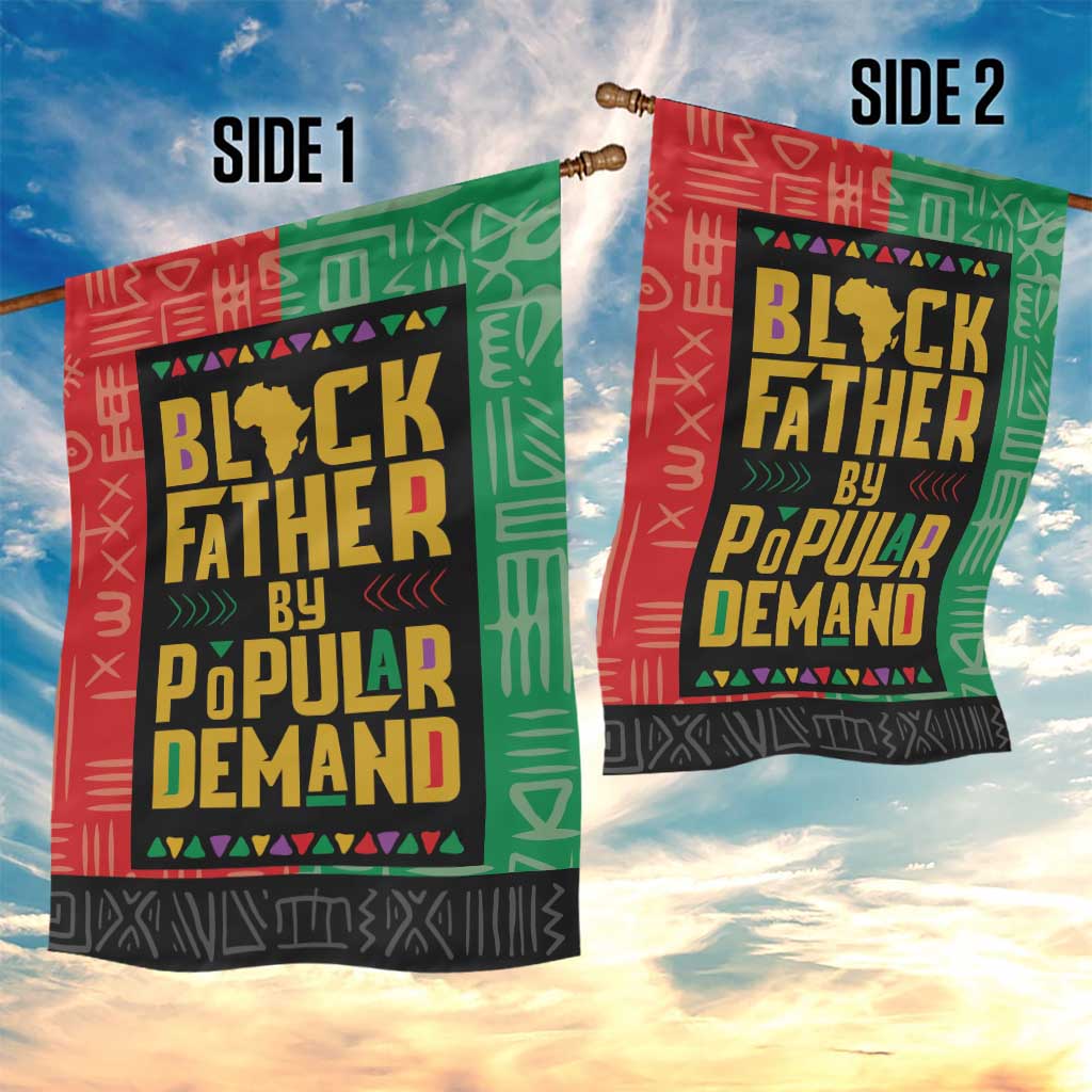 Black Father By Popular Demand African Garden Flag - Wonder Print Shop