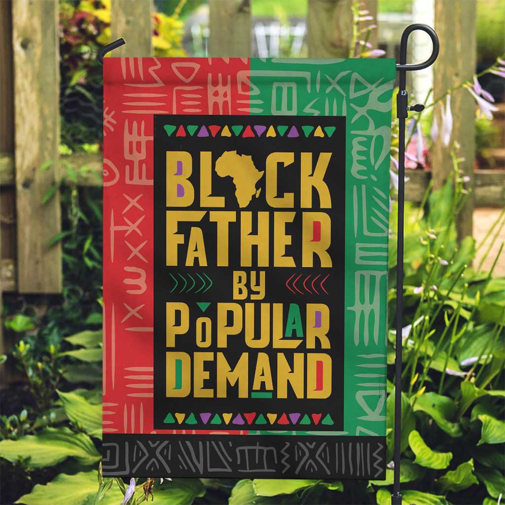 Black Father By Popular Demand African Garden Flag - Wonder Print Shop
