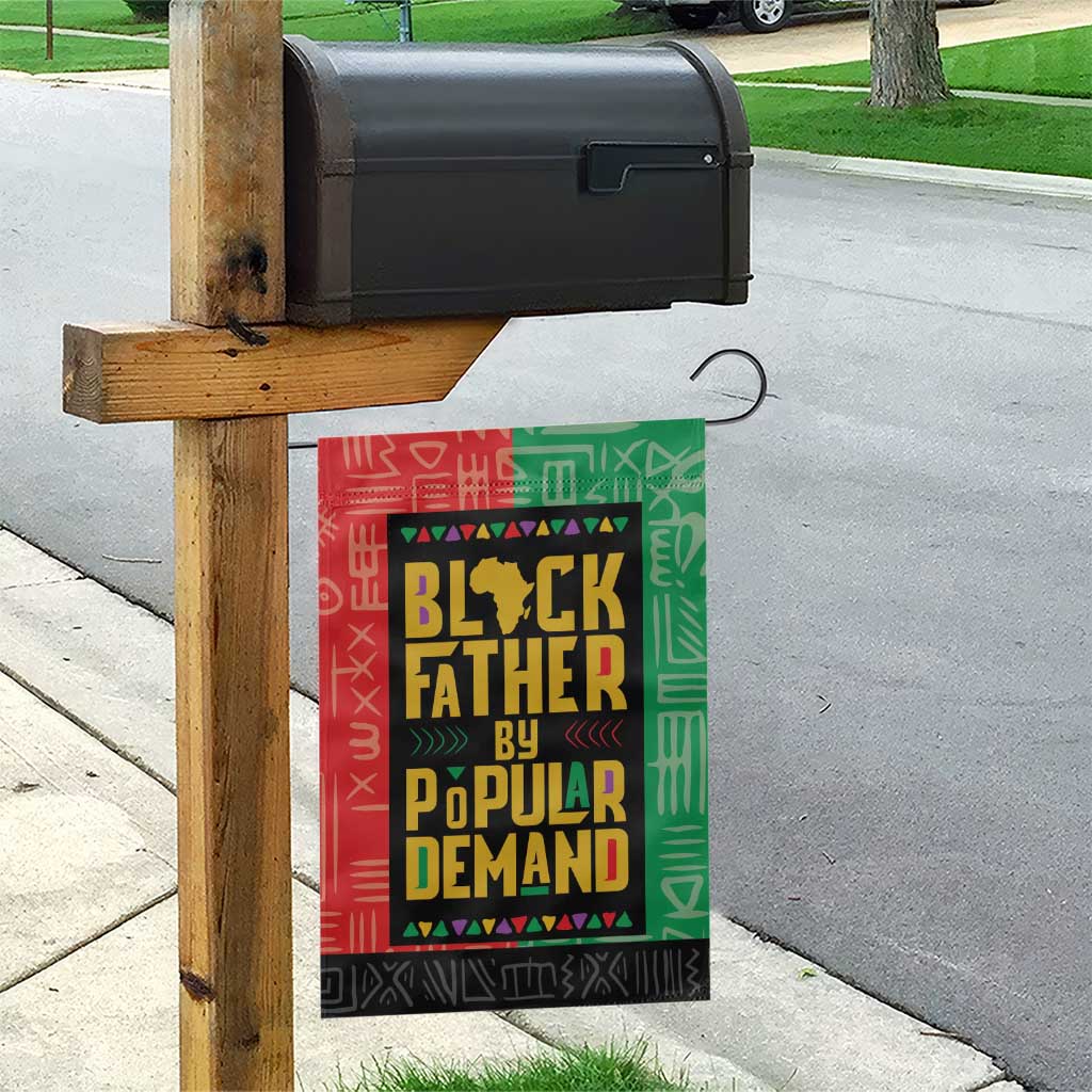 Black Father By Popular Demand African Garden Flag - Wonder Print Shop