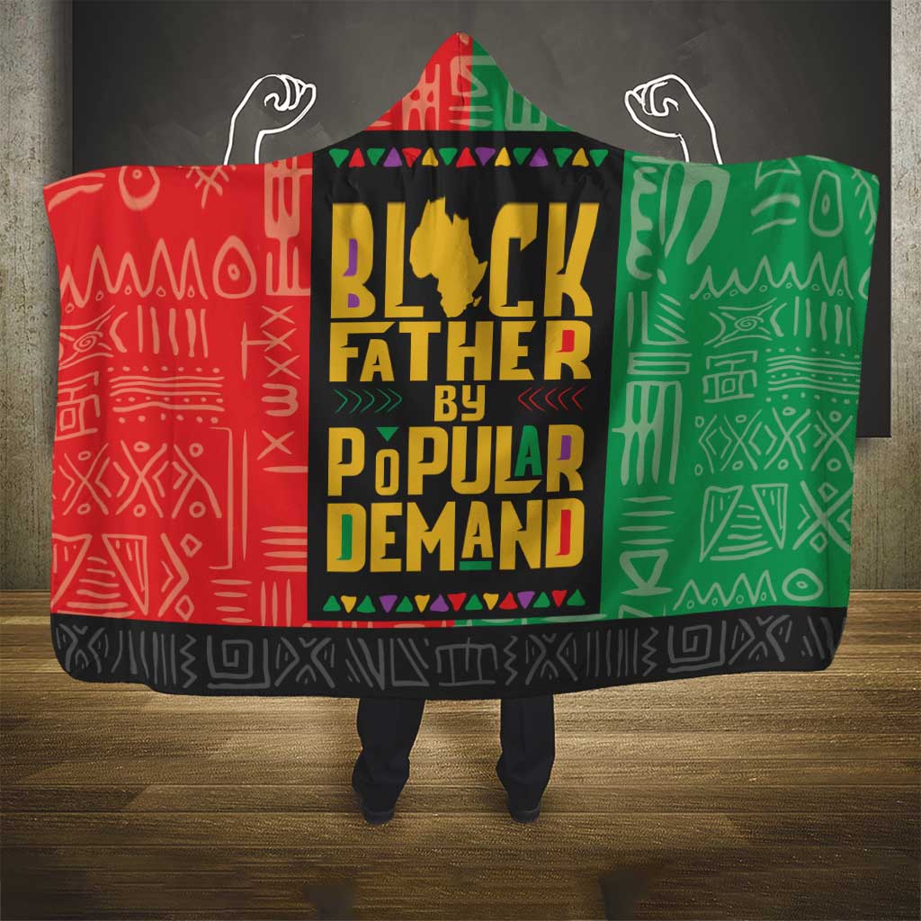 Black Father By Popular Demand African Hooded Blanket