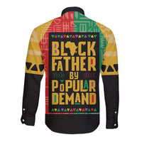 Black Father By Popular Demand African Long Sleeve Button Shirt - Wonder Print Shop