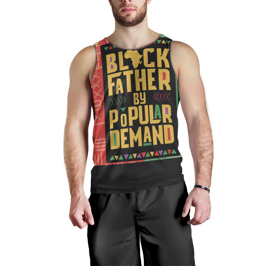 Black Father By Popular Demand African Men Tank Top - Wonder Print Shop