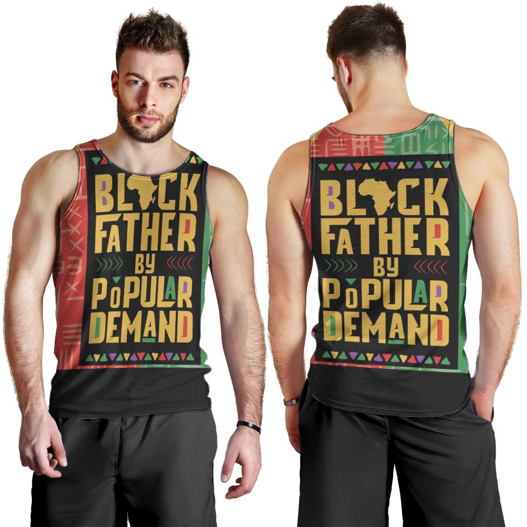 Black Father By Popular Demand African Men Tank Top - Wonder Print Shop