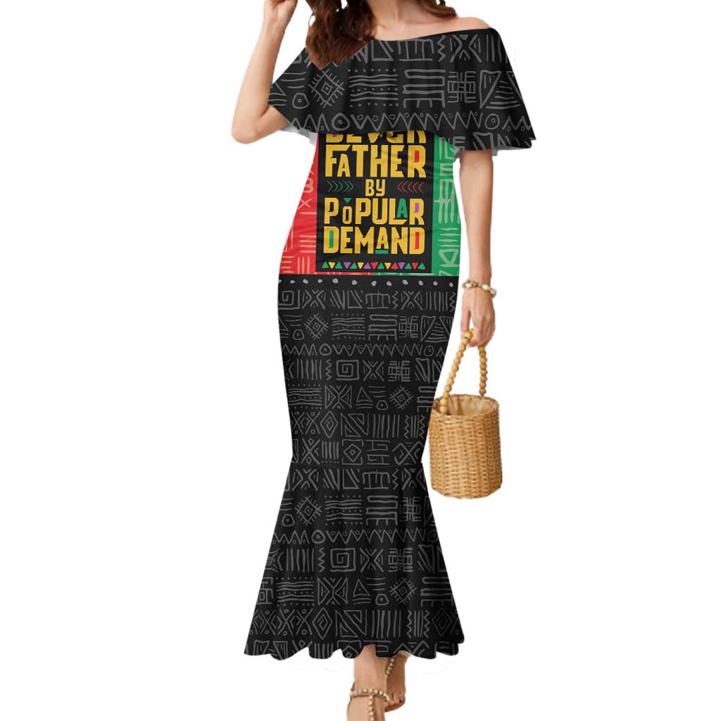 Black Father By Popular Demand African Mermaid Dress - Wonder Print Shop