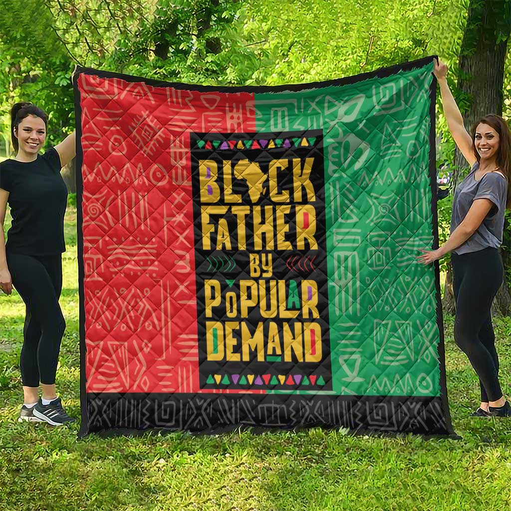 Black Father By Popular Demand African Quilt - Wonder Print Shop