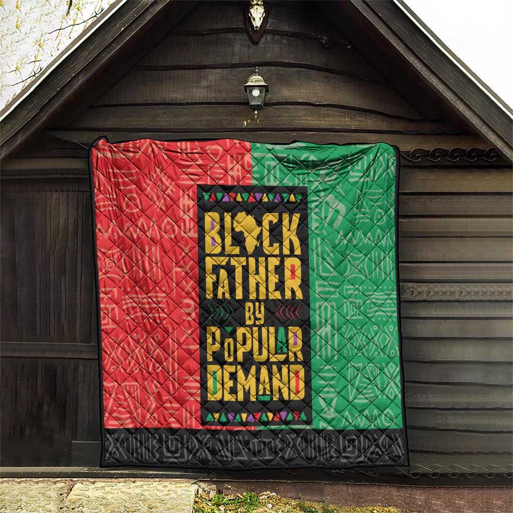 Black Father By Popular Demand African Quilt - Wonder Print Shop