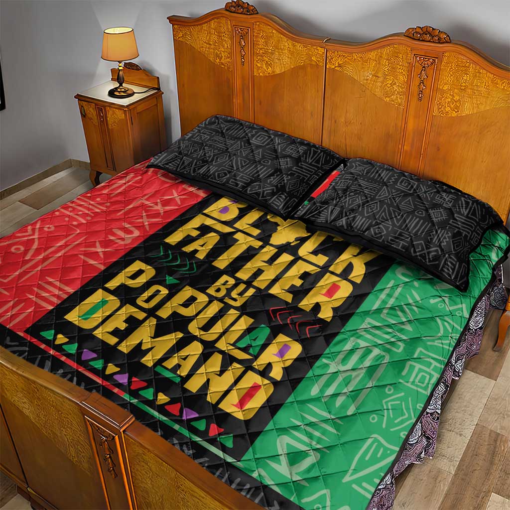 Black Father By Popular Demand African Quilt Bed Set - Wonder Print Shop