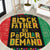 Black Father By Popular Demand African Round Carpet
