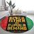 Black Father By Popular Demand African Round Carpet