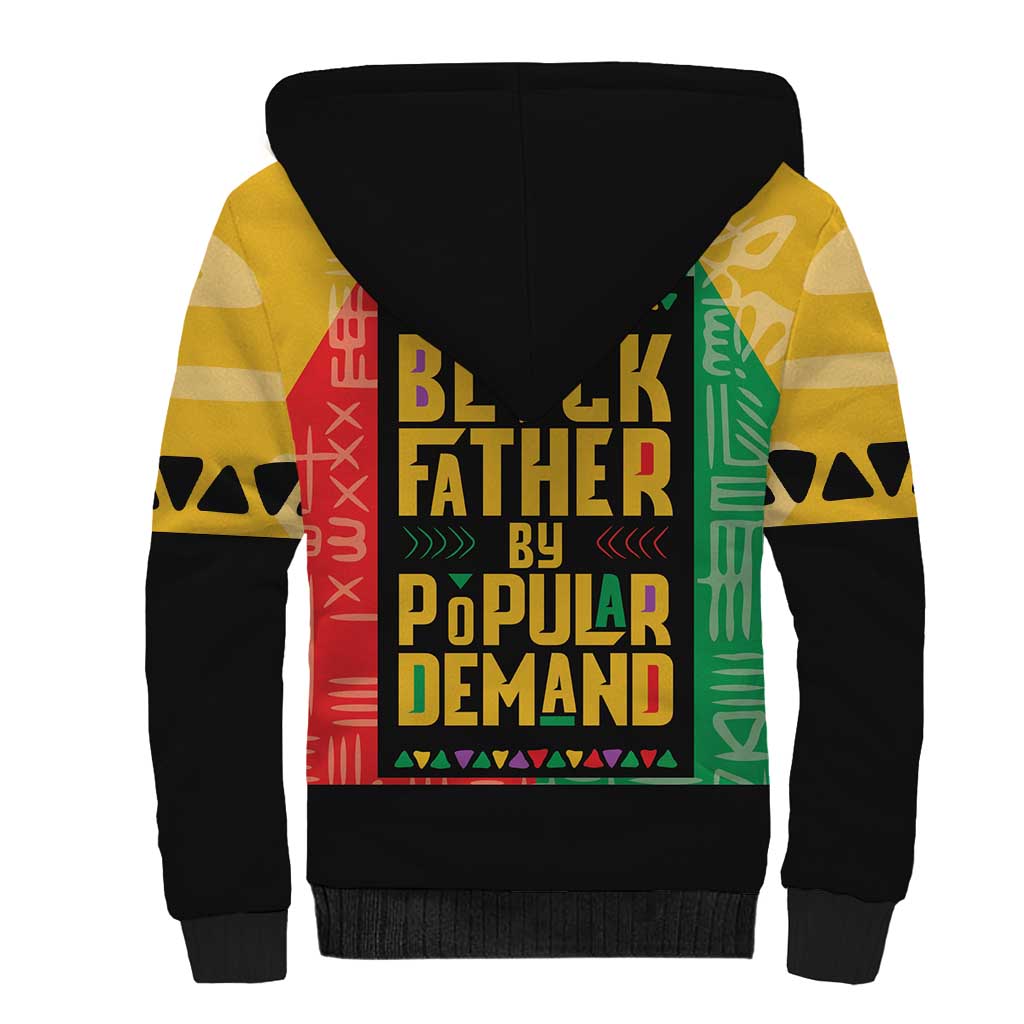 Black Father By Popular Demand African Sherpa Hoodie - Wonder Print Shop