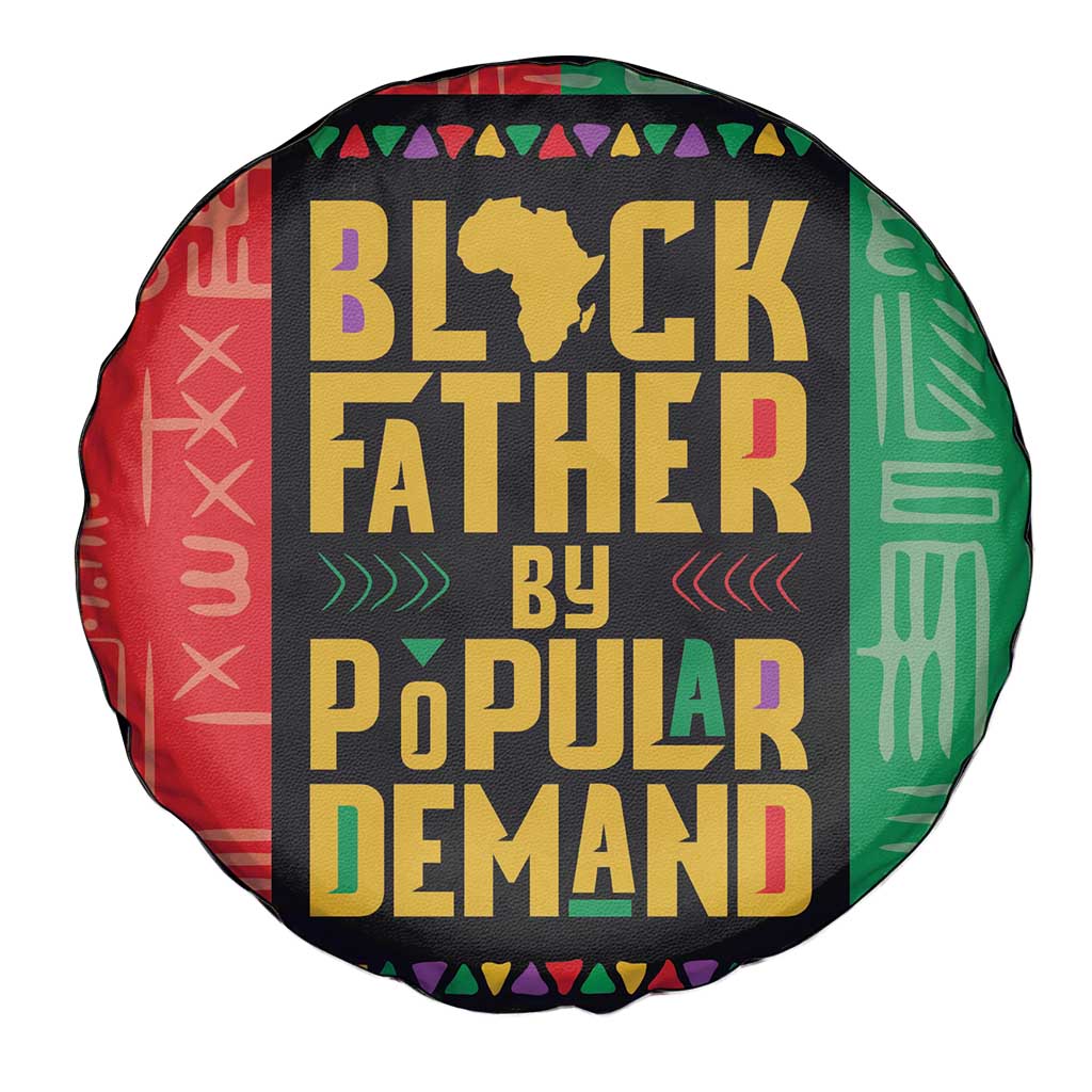 Black Father By Popular Demand African Spare Tire Cover - Wonder Print Shop