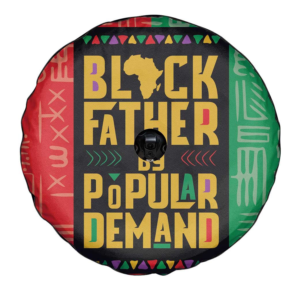 Black Father By Popular Demand African Spare Tire Cover - Wonder Print Shop