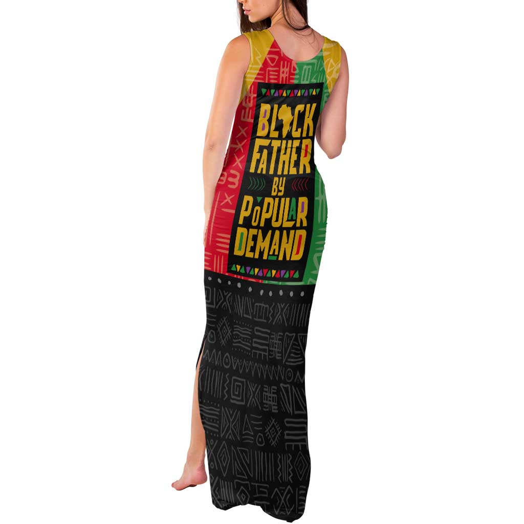 Black Father By Popular Demand African Tank Maxi Dress - Wonder Print Shop