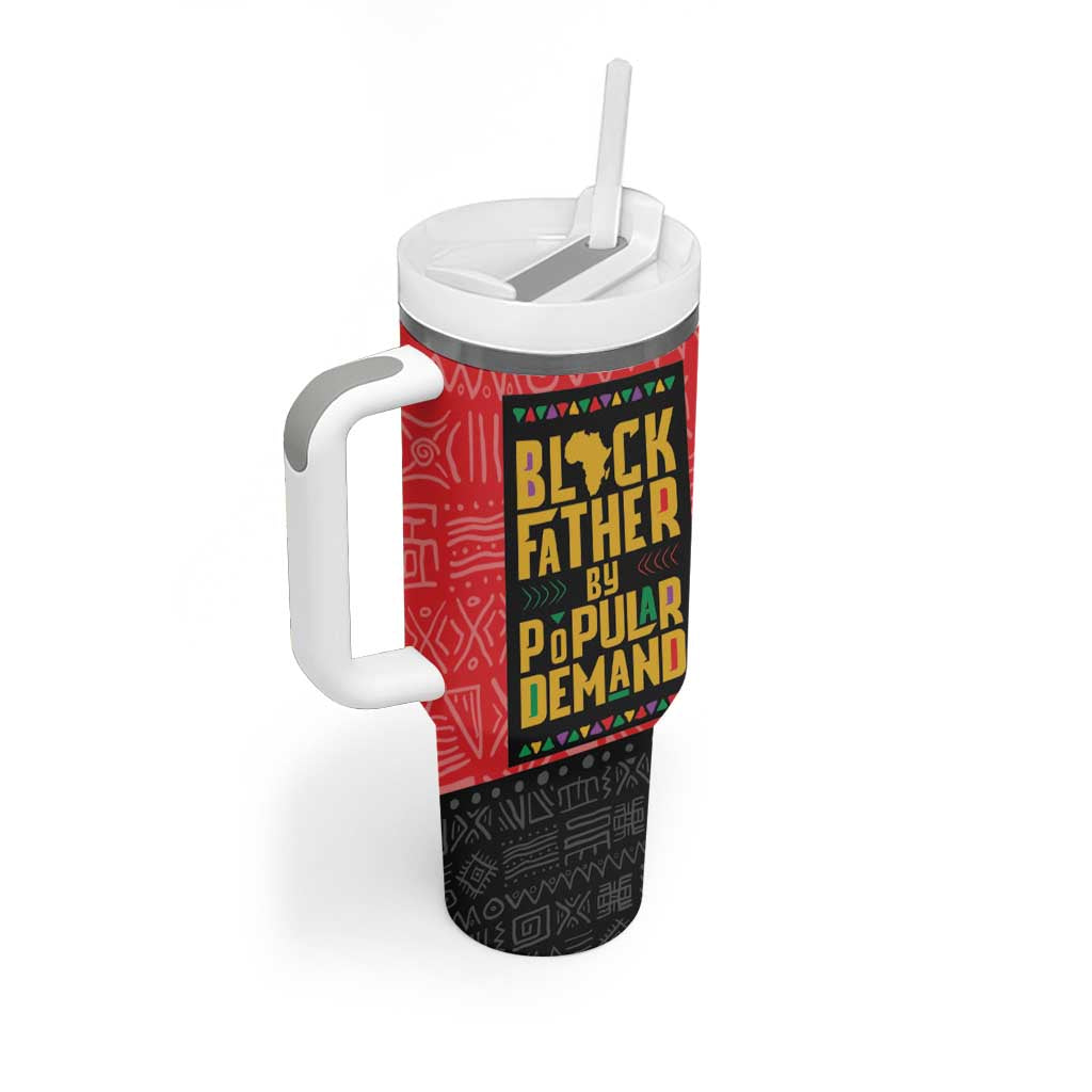 Black Father By Popular Demand African Tumbler With Handle - Wonder Print Shop