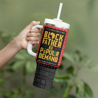 Black Father By Popular Demand African Tumbler With Handle - Wonder Print Shop