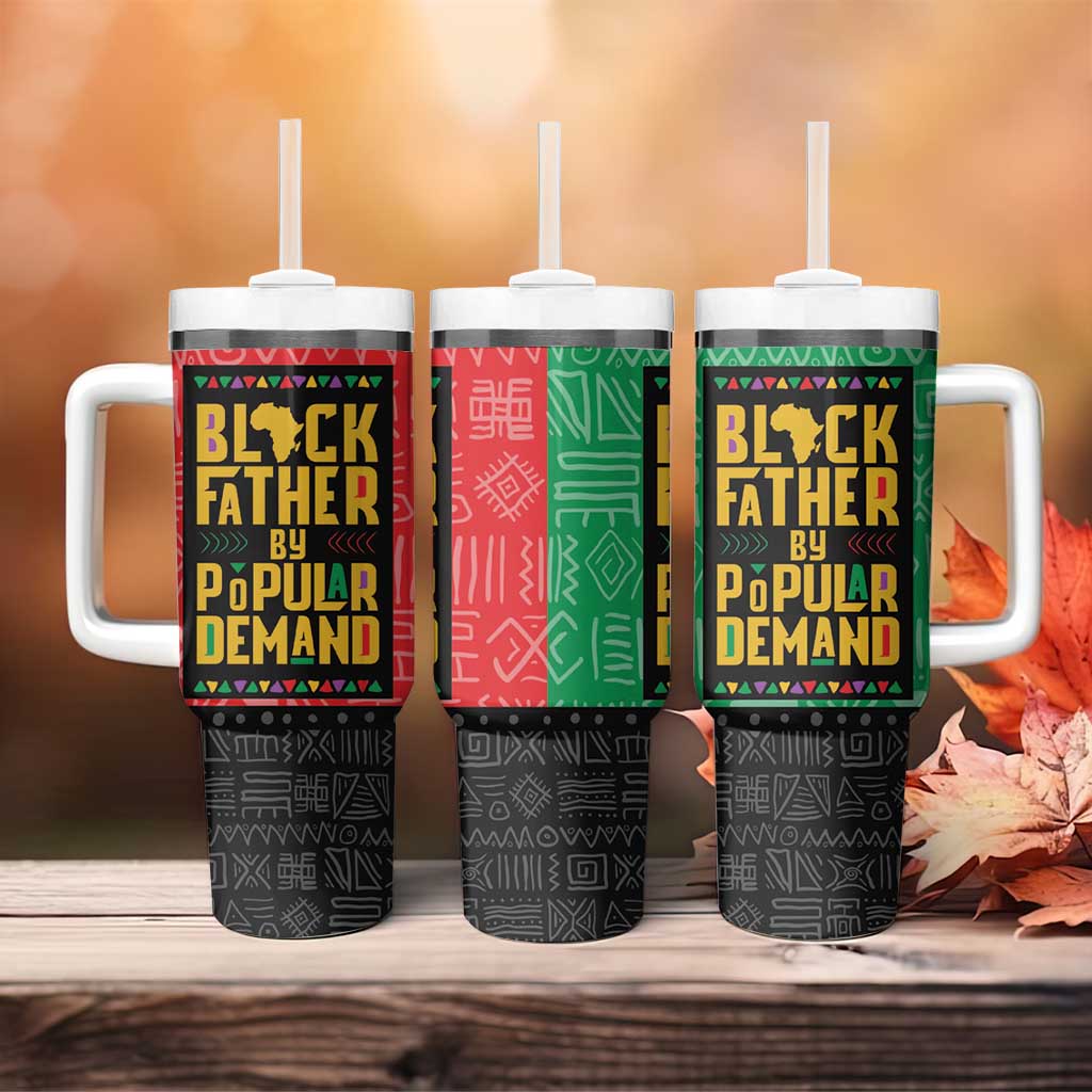 Black Father By Popular Demand African Tumbler With Handle - Wonder Print Shop