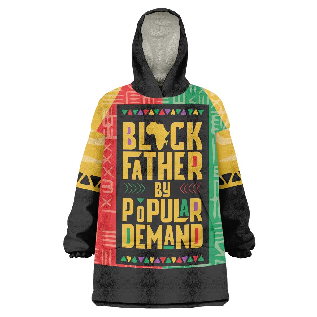 Black Father By Popular Demand African Wearable Blanket Hoodie - Wonder Print Shop